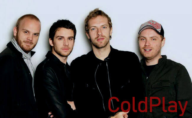 Coldplay - Letras y Acordes de las canciones más populares de los artistas del momento